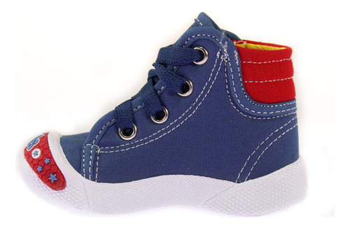 Tenis Botita Niño Bebe Vane Kids 673 Azul Casual 12 A 16