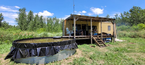 Quinta De 7,6 Hectáreas Con Acceso Terrestre Y Fluvial, Con Cabaña Y Deck.