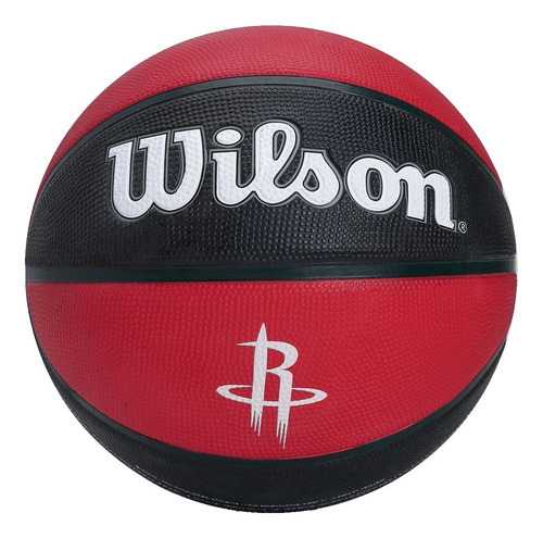 Bola De Basquete Wilson Nba Team Tribute Houston Rockets #7 Cor Preto/Vermelho