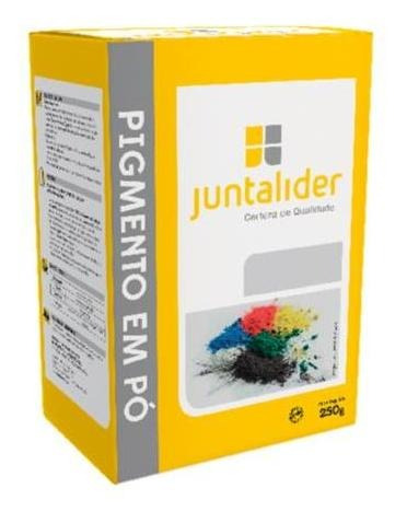 Corante Em Po Preto 250gr Juntalider Emb. C/ 8