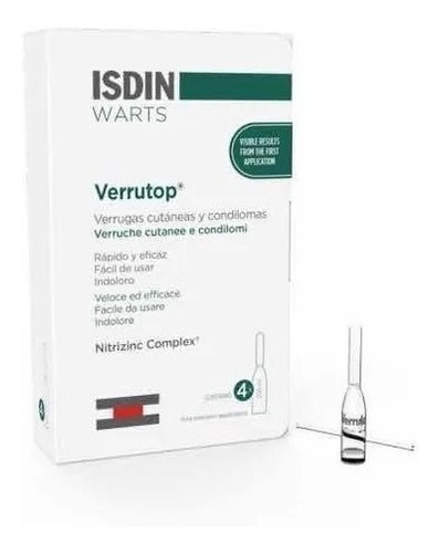 Isdin Verrutop 4 Piezas