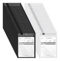 Comprar 120 Bolsillos De Borrado Seco Transparentes Fundas De P...