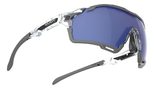 Gafas Ciclismo Rudyproject Cutline Crystal Gloss Deep Blue Lente Violeta