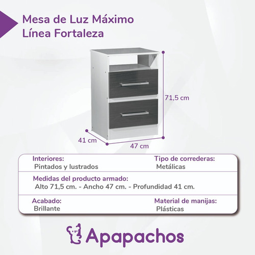 Mesa De Luz Fortaleza Brillante Celeste