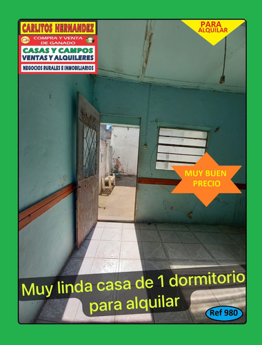 Ref 980) V - ** Oportunidad De Inversión Muy Linda Casa 1 Dormitorio Para La Venta En San José