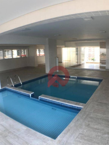 Imagem 3 de 18 de Apartamento Com 2 Dormitórios À Venda, 95 M² Por R$ 506.000 - Canto Do Forte - Praia Grande/sp - Ap3177
