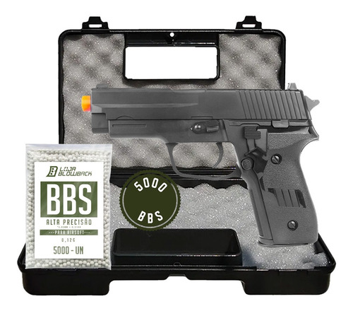 Pistola Airsoft Rossi Vg P226 2124 Pressão Spring Calibre 6m
