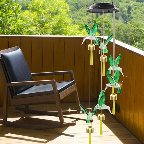 Regalo Navidad - Decoración Hogar - Colgante Colibrí Solar
