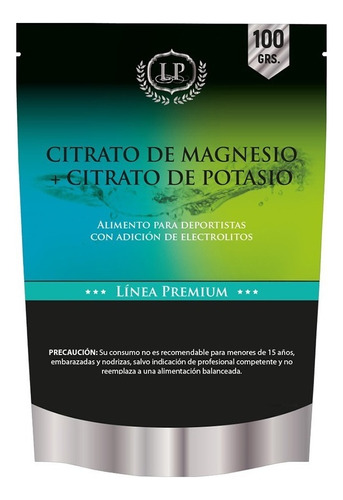 Pack Citrato De Magnesio + Cit. Potasio (polvo 100 Grs.) 