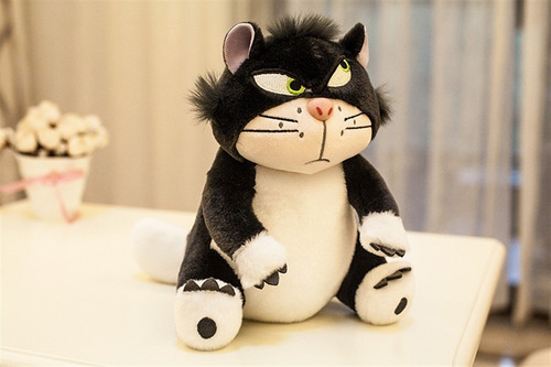 Disney Princess Cinderella Lucifer Cat Cuddly Cat Keyring