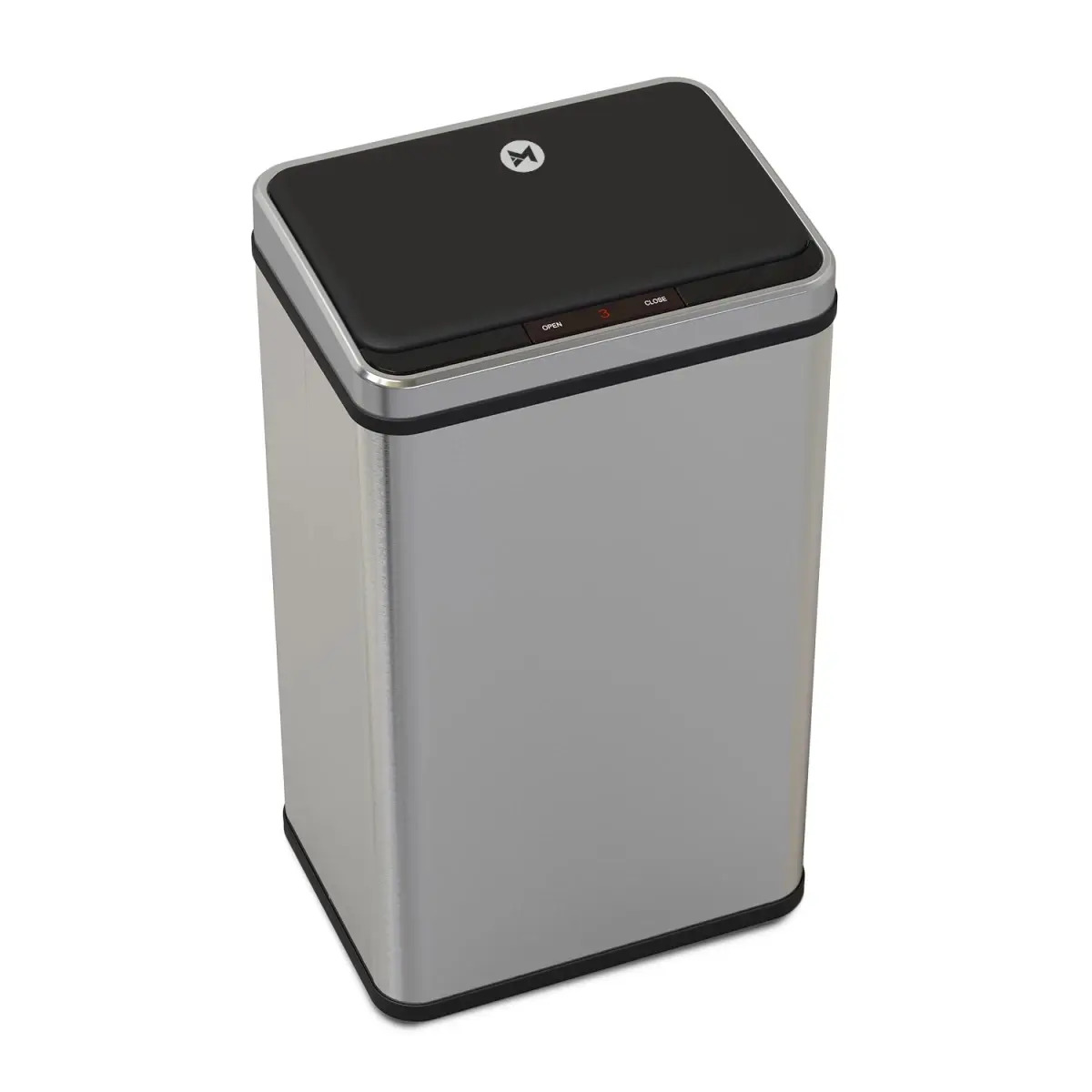 Cesto Basura Tacho Automático Cocina Sensor 30 Litros Acero Inoxidable Plateado