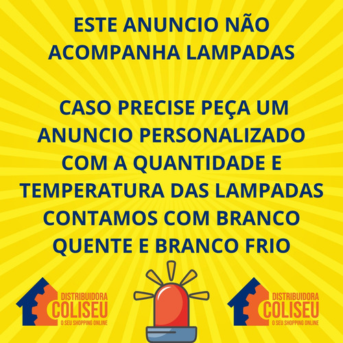 8x Arandela Direcionável Spot - Área Externa 12x8x6cm Preto