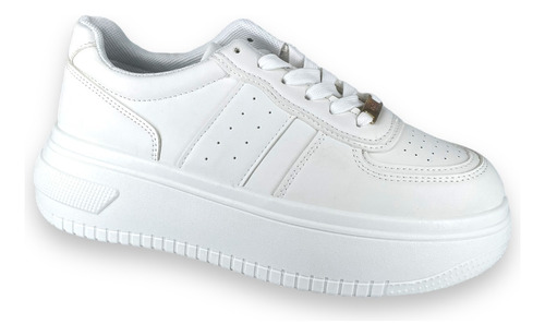 Zapatillas Escolar Básica Clásica Negro Blanco Oferta