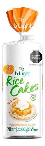 Galletas De Arroz Rice Cakes B-light 100 Gr Dulce