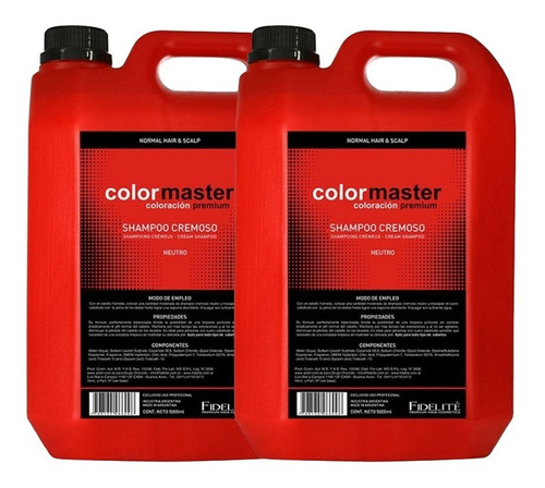 Fidelité Colormaster Shampoo Cremoso Neutro Ph 6,5 5000m