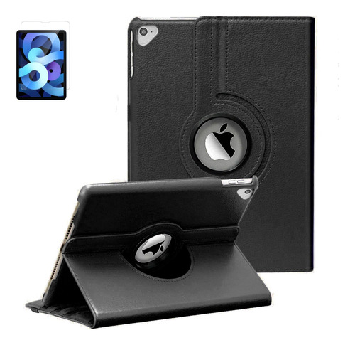 Funda Para iPad Air 2 Giratoria 360º Premium + Vidrio