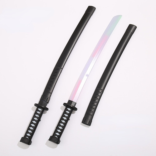 Espada Luminosa Grande Plastico Samurai Diversao E Aventura