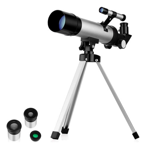 Telescópio Astronômico Com Tripé. Monocular Zoom Para Crianç