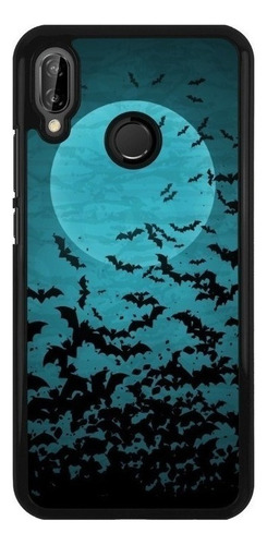 Funda Protector Para Huawei Hallowen Murcielagos Luna N