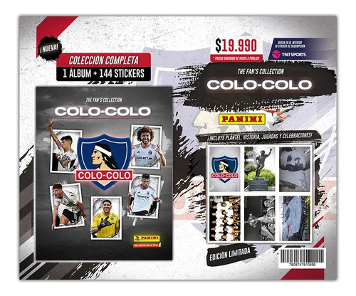 Álbum Colo Colo The Fan´s Collection + 144 Stickers 