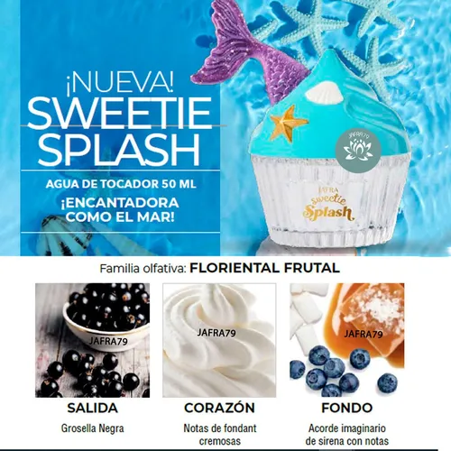 Sweetie Splash Jafra Perfume Dulce De Sirena Env o gratis