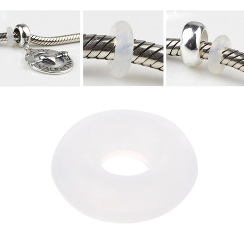 50 Arillos Topes Seguridad Compatible Pulsera Pandora Charms