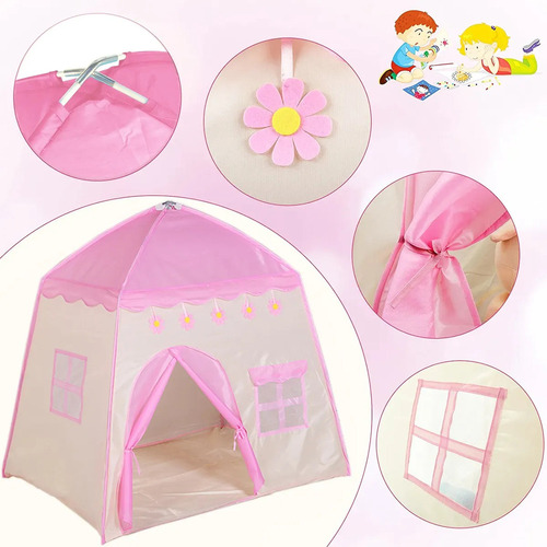 Kl Casita Para Niños Niña Carpa Princesa Tienda Juego 10m
