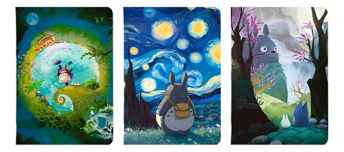 Set Libretas Mi Vecino Totoro Studio Ghibli (kit De 3)