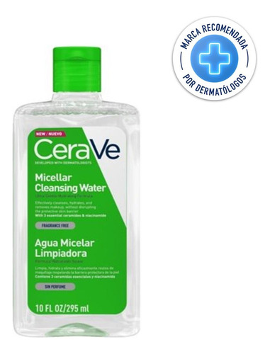 Agua Micelar Limpiadora Cerave Para Todo Tipo De Piel 295ml