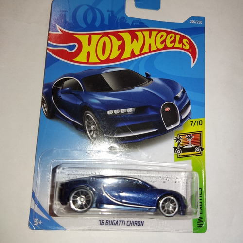 Hot Wheels Mattel  Bugatti Chiron Azul