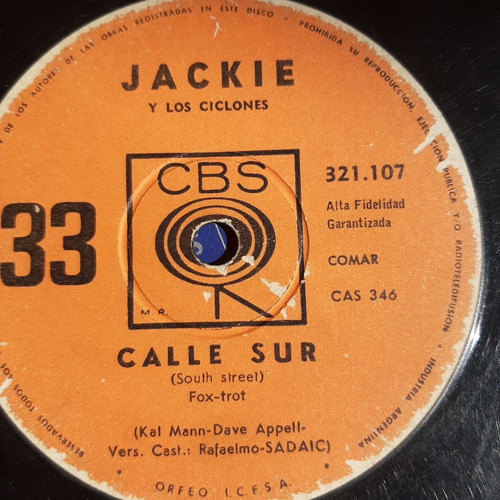 Simple Jackie Y Los Ciclones Cbs C17