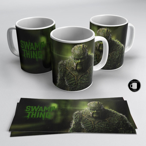 Taza Blanca 11 Oz / Swamp Thing  , M01 (1 Pz)