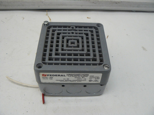 Federal Signal Corp Model 350 Vibratone Horn Series B1 1 Vvj