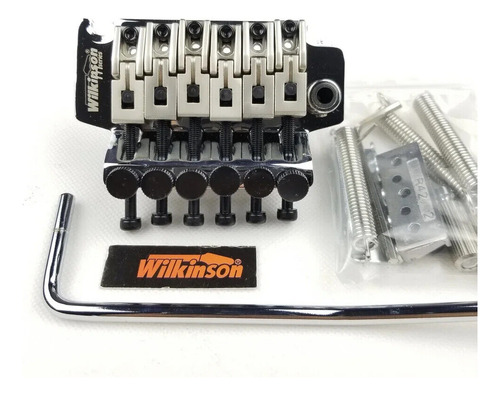 Guitarra Wilkinson Wodl1 De 6 Cuerdas Con Doble Cierre, Trém