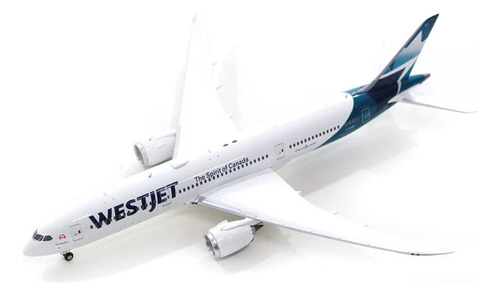Avion Westjet Boeing 787-9 1/400 Gemini Jets Diecast Blanco