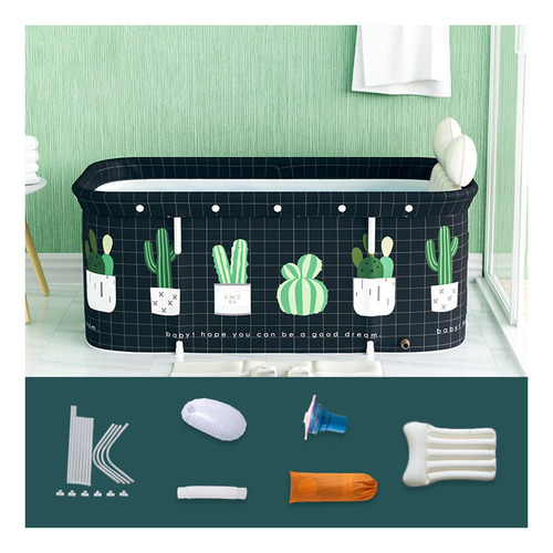 Bañera Plegable Portátil Para Niños Y Adultos, Fácil De