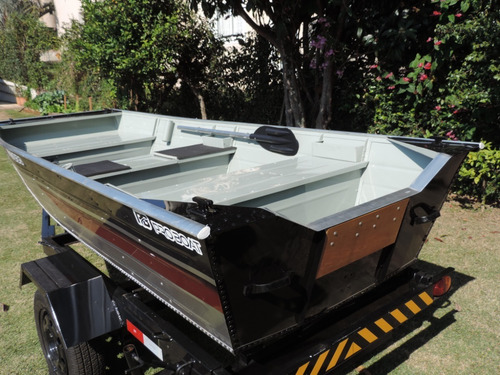 Barco Alumínio Chata 3,30 Mt Esporte E/ou Recreio