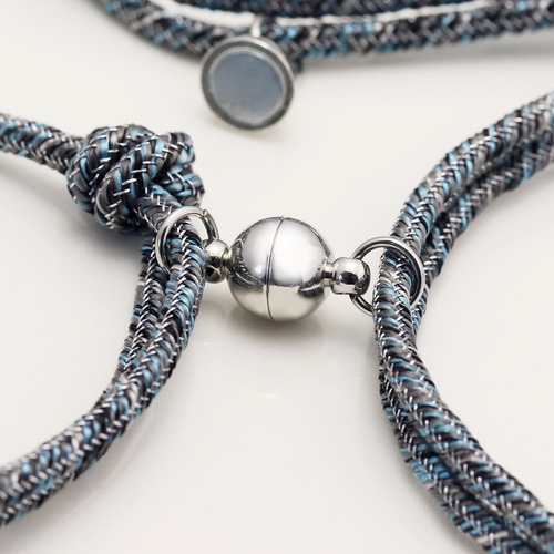 Pulsera Magnética Personalizada Con Nombre Para Pareja