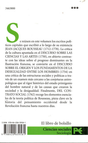 Imagen 2 de 3 de Del Contrato Social - Rousseau - Alianza