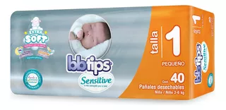 Pañales Bbtips Sensitive Etapa 1 unisex P