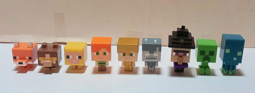 Minecraft Mob Lote De 9 Figuras Marca Mattel