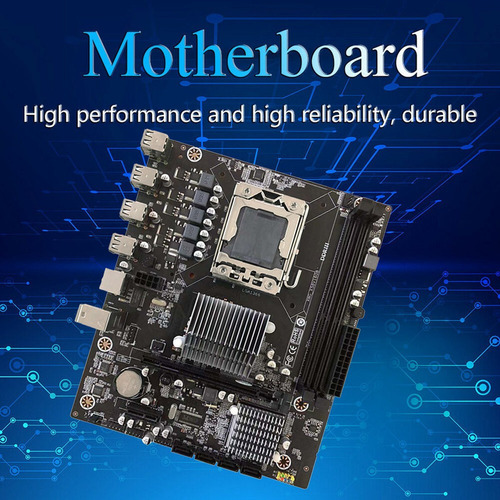 Placa-mãe Para Computador Desktop X58 Lga1366 Pin 2xddr3 32g