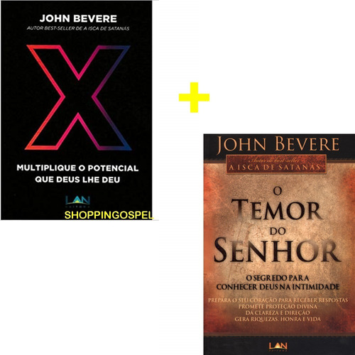 Kit Livro X Multiplique John Bevere + O Temor Do Senhor