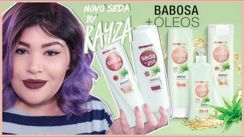 Kit Com 02 - Shampoo Seda - Babosa + Óleos By Rayza - 325ml