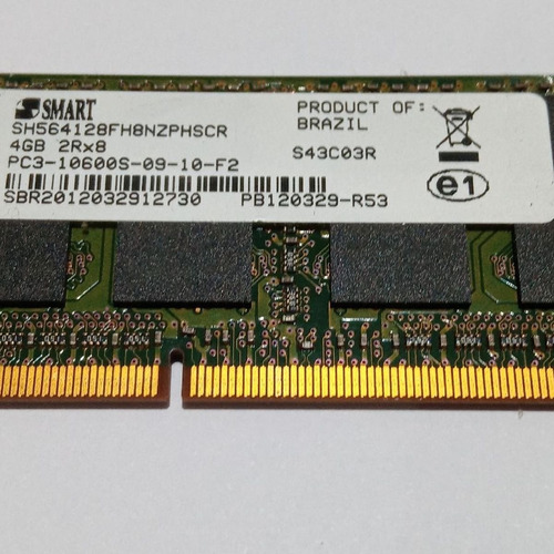 Memória Ram 4gb 1x4gb Smart Sh564128fh8nzphscg
