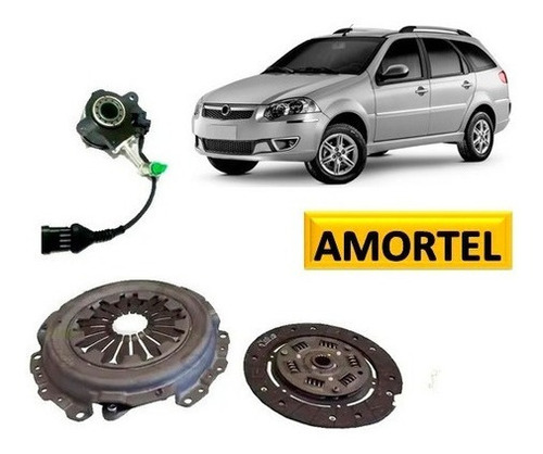 Kit Embreagem Com Atuador Fiat Strada 1.8 8v Dualogic 2009