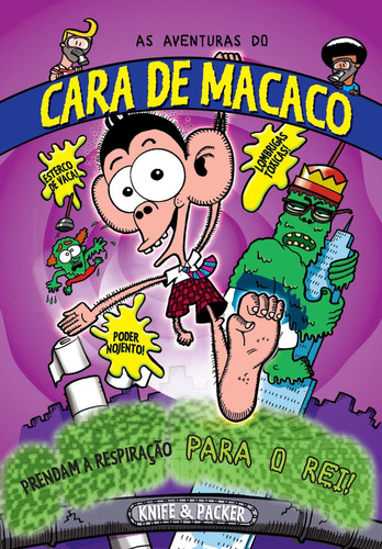 As Aventuras Do Cara De Macaco 02 - Prendam A Respiração Para O Rei!, de Knife; Packer. Editora Fundamento, edição 1 em português