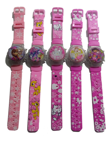 Reloj 3d De Niños Y Niñas Con Luces Multicolor