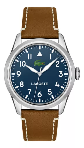 Reloj de Cuero Azul Pulsera