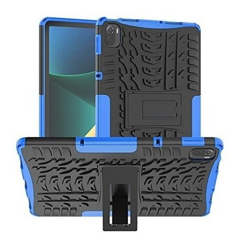 Funda Resistente Para Xiaomi Pad 5 11 PuLG Con Soporte Azul